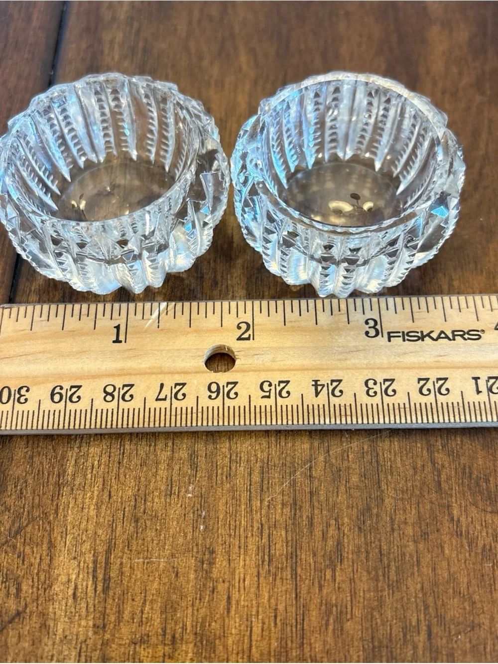 VTG Glass Salt Dip Cellar Clear Pressed Pattern Mixed Lot Set of 11 Table Decor